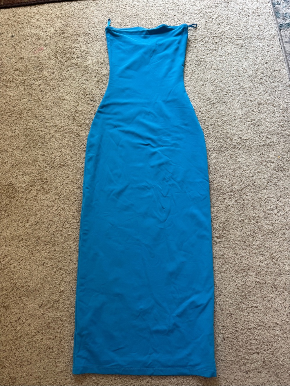 Aritzia Strapless Maxi Dress in Teal
